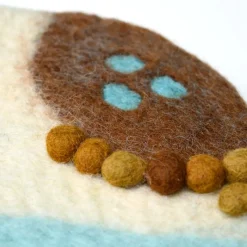 Felted Ocean and Shoreline Play Mat