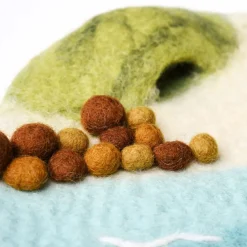 Felted Ocean and Shoreline Play Mat