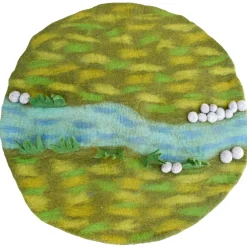Felted Spring Play Mat Playscape