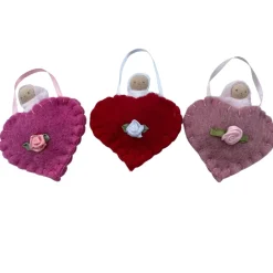 Felt Heart Pocket Baby