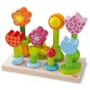 Flower Garden Wooden Sorting and Stacking Game