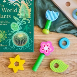 Flower Garden Wooden Sorting and Stacking Game