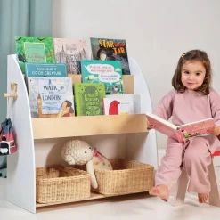 Forest Wooden Book Shelf and Storage Unit