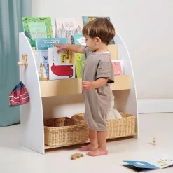Forest Wooden Book Shelf and Storage Unit