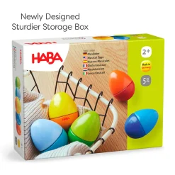 Fun with Sounds Wooden Eggs - Wooden Rattles