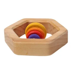 Honeycomb Hexagon Baby Rattle