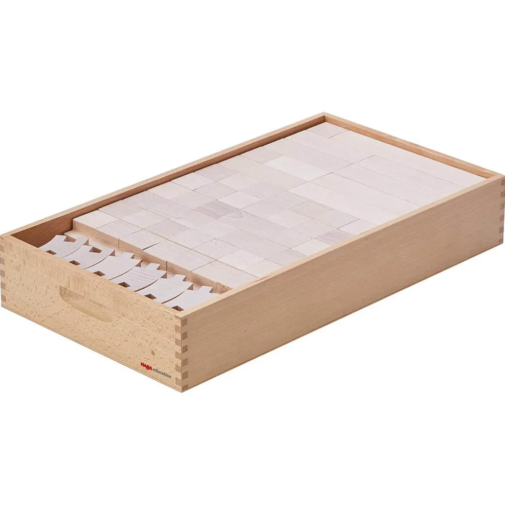 Interlocking Wooden Blocks Construction Set