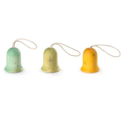 Jingle Joy Bells Wooden Ornament Set
