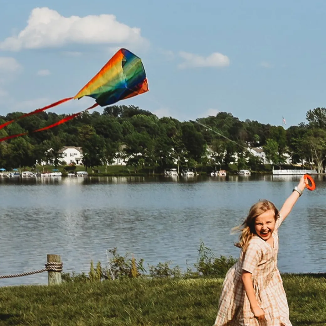 Kids Rainbow Pocket Kite