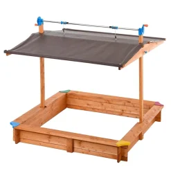 Kids Wooden Sandbox with Cover
