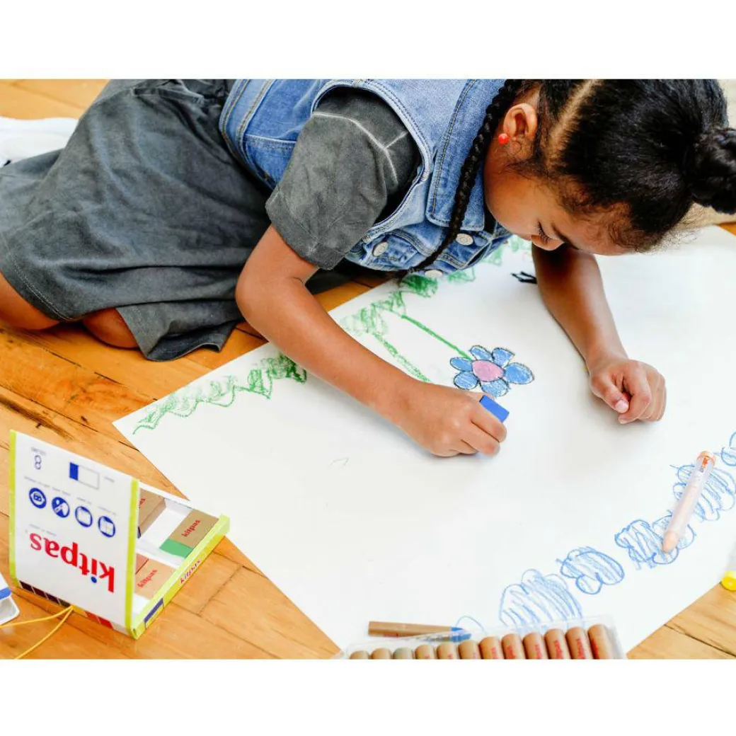 Kitpas Large Window Art Crayons - 12 Colors