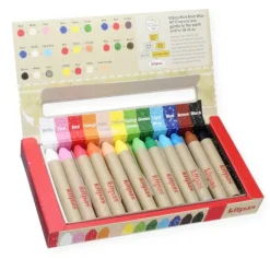Kitpas Large Window Art Crayons - 12 Colors