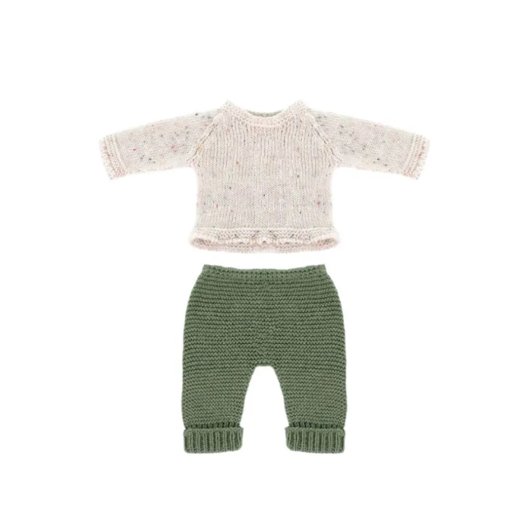Knit Doll Sweater and Pant Set - 12"