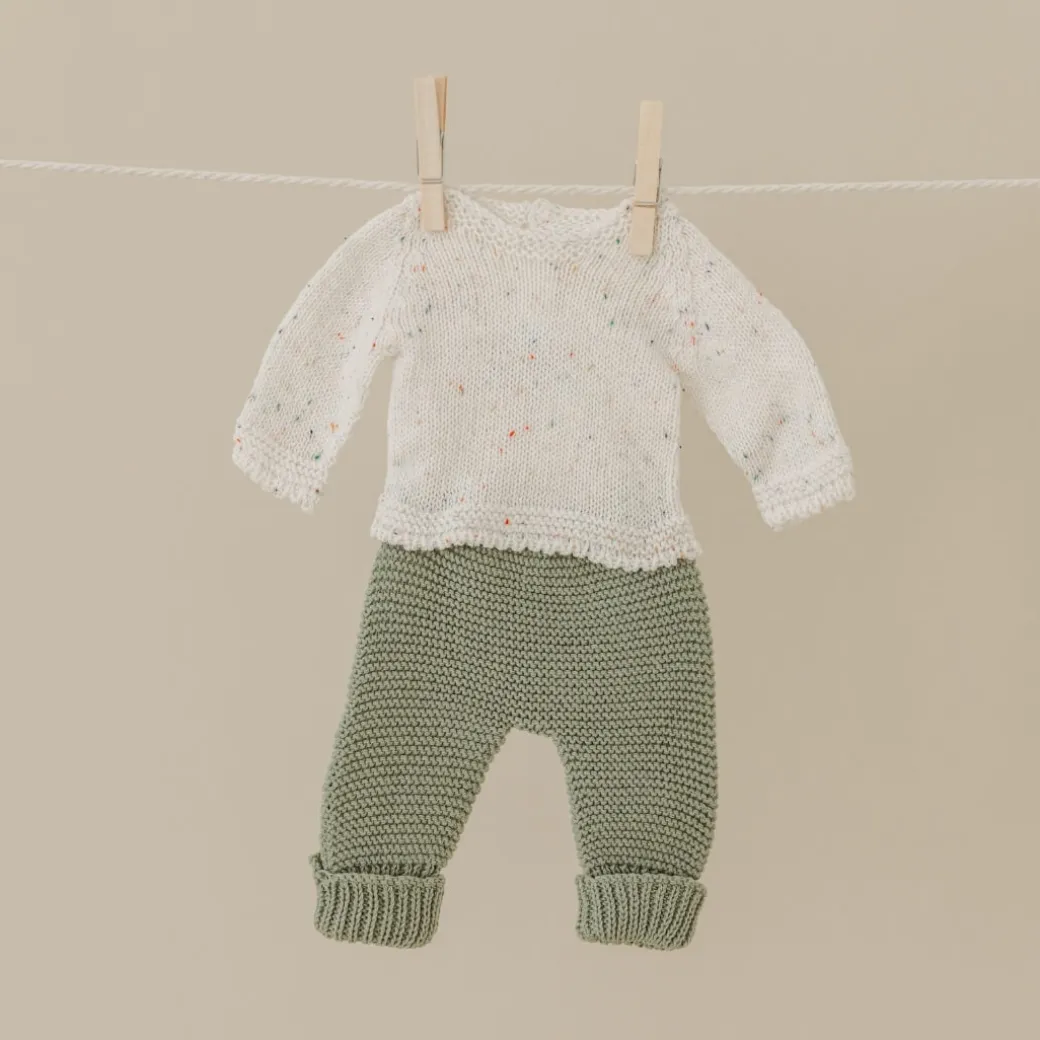 Knit Doll Sweater and Pant Set - 12"