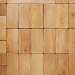Large Natural Wooden Stepped Pyramid