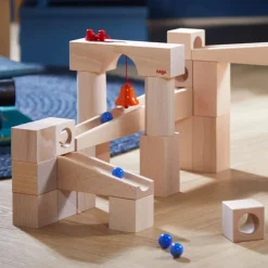 Large Wooden Marble Run Set