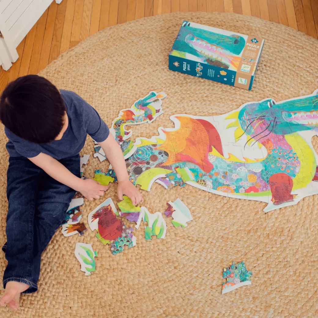 Leon the Dragon 58 Piece Giant Floor Jigsaw Puzzle