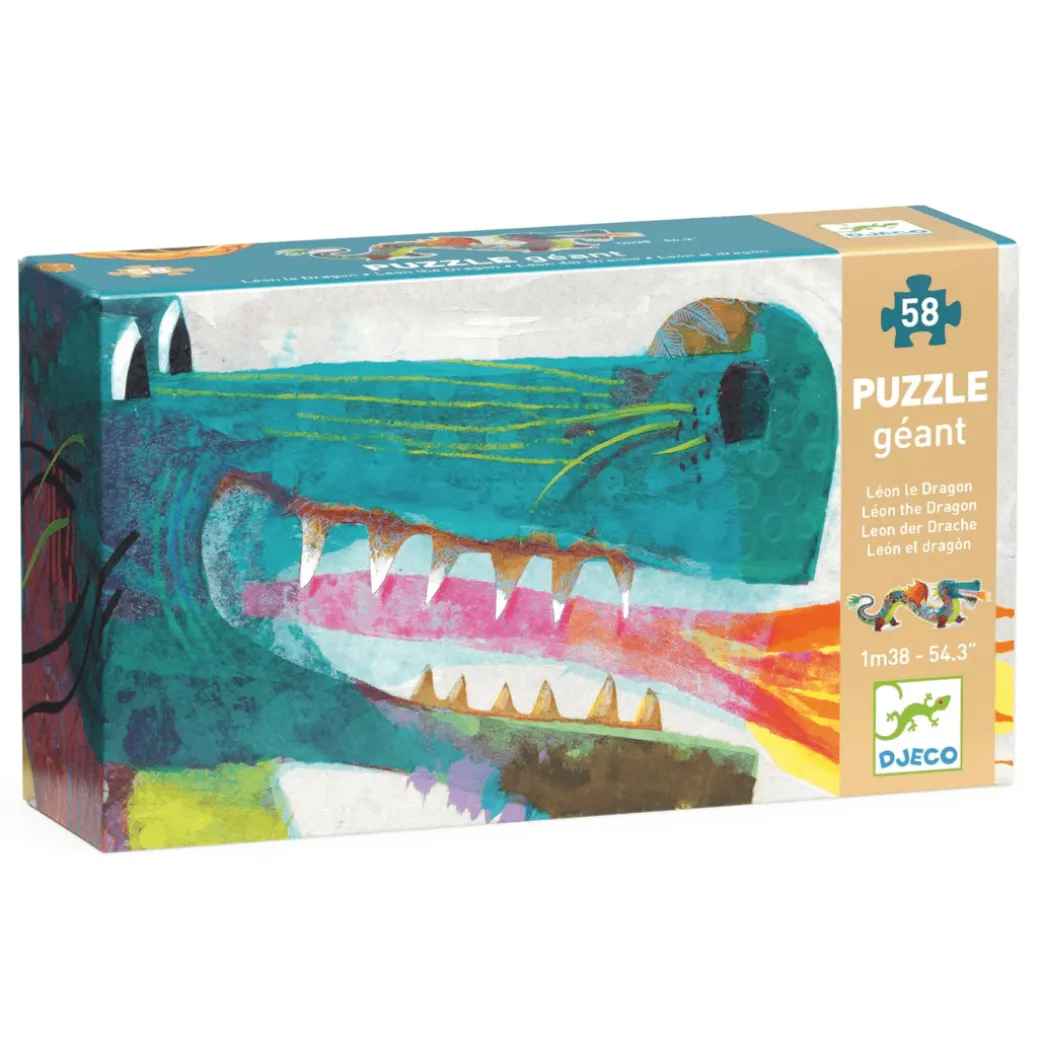 Leon the Dragon 58 Piece Giant Floor Jigsaw Puzzle