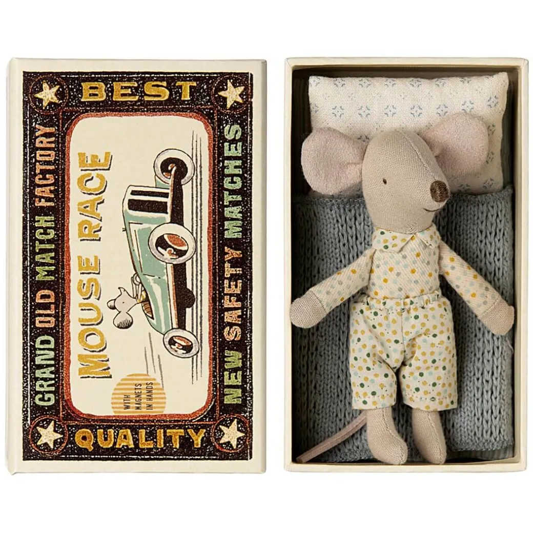 Little Brother Mouse in a Matchbox