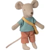 Little Brother Mouse with Cheese Bag