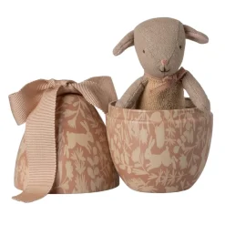 Little Lamb in Metal Easter Egg