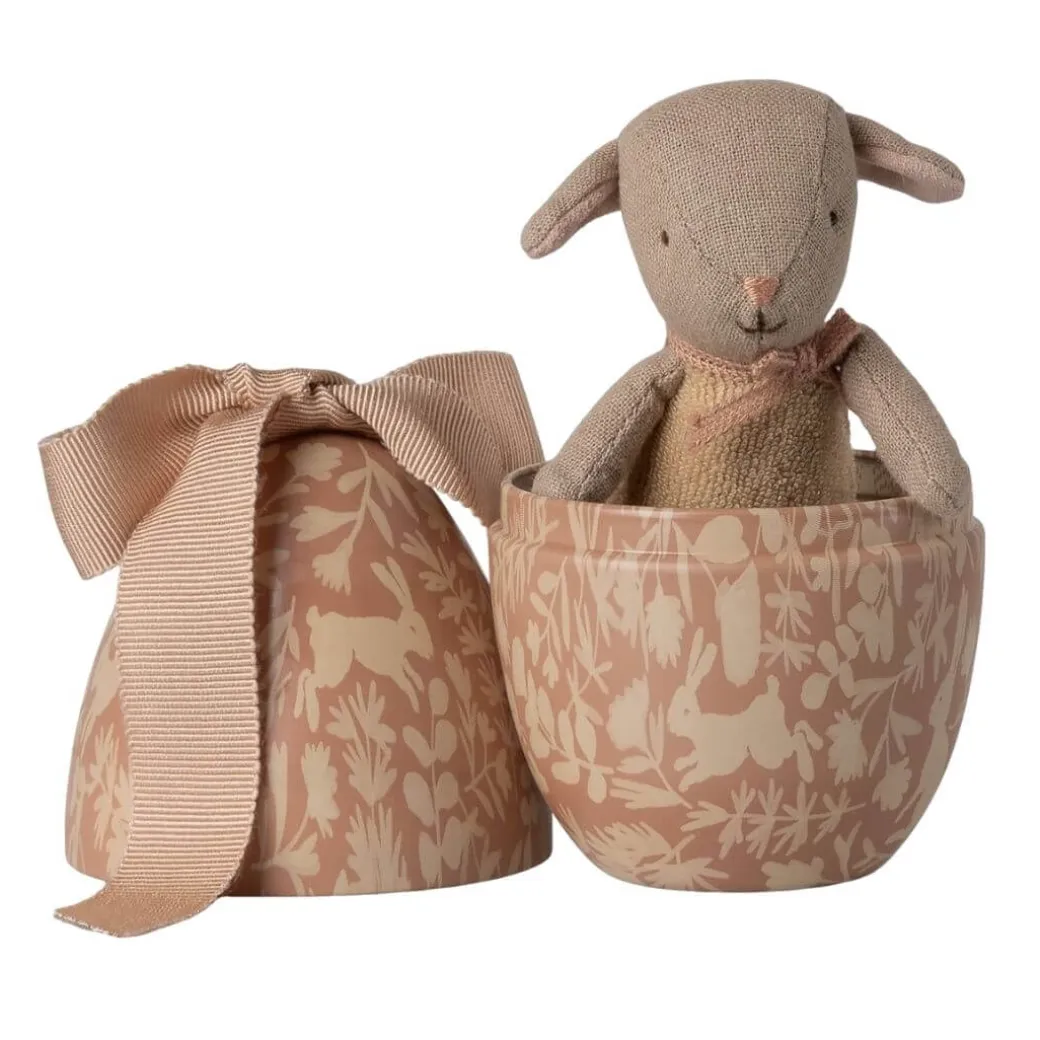 Little Lamb in Metal Easter Egg