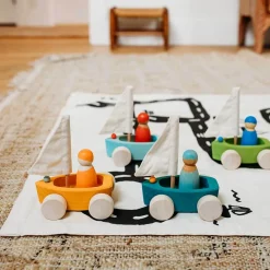 Little Land Yacht - Wooden Toy Sailboat