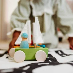 Little Land Yacht - Wooden Toy Sailboat