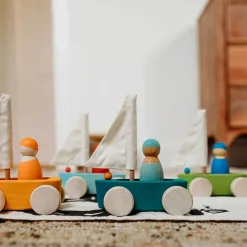 Little Land Yacht - Wooden Toy Sailboat