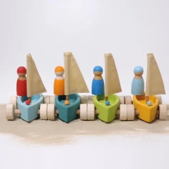 Little Land Yacht - Wooden Toy Sailboat