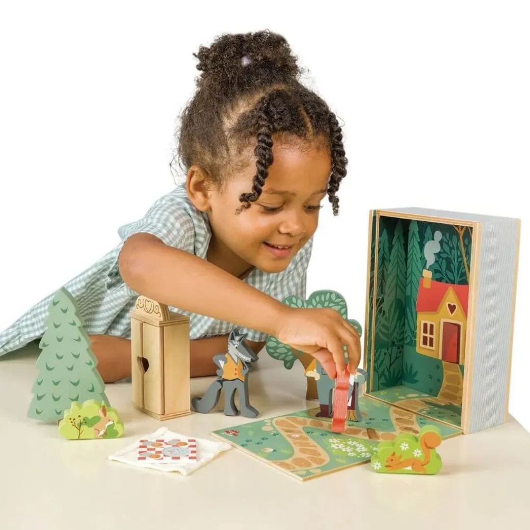 Little Red Riding Hood Wooden Story Box