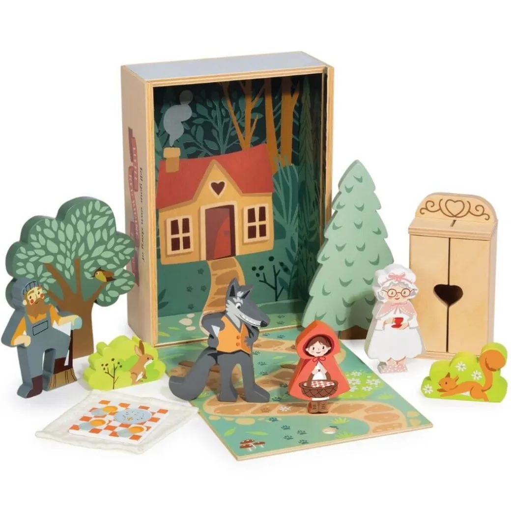 Little Red Riding Hood Wooden Story Box