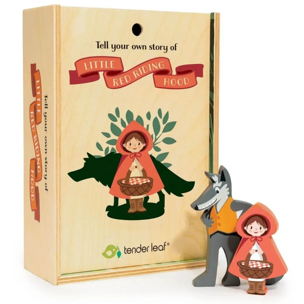 Little Red Riding Hood Wooden Story Box