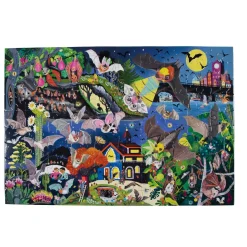 Love of Bats 100 Piece Jigsaw Floor Puzzle