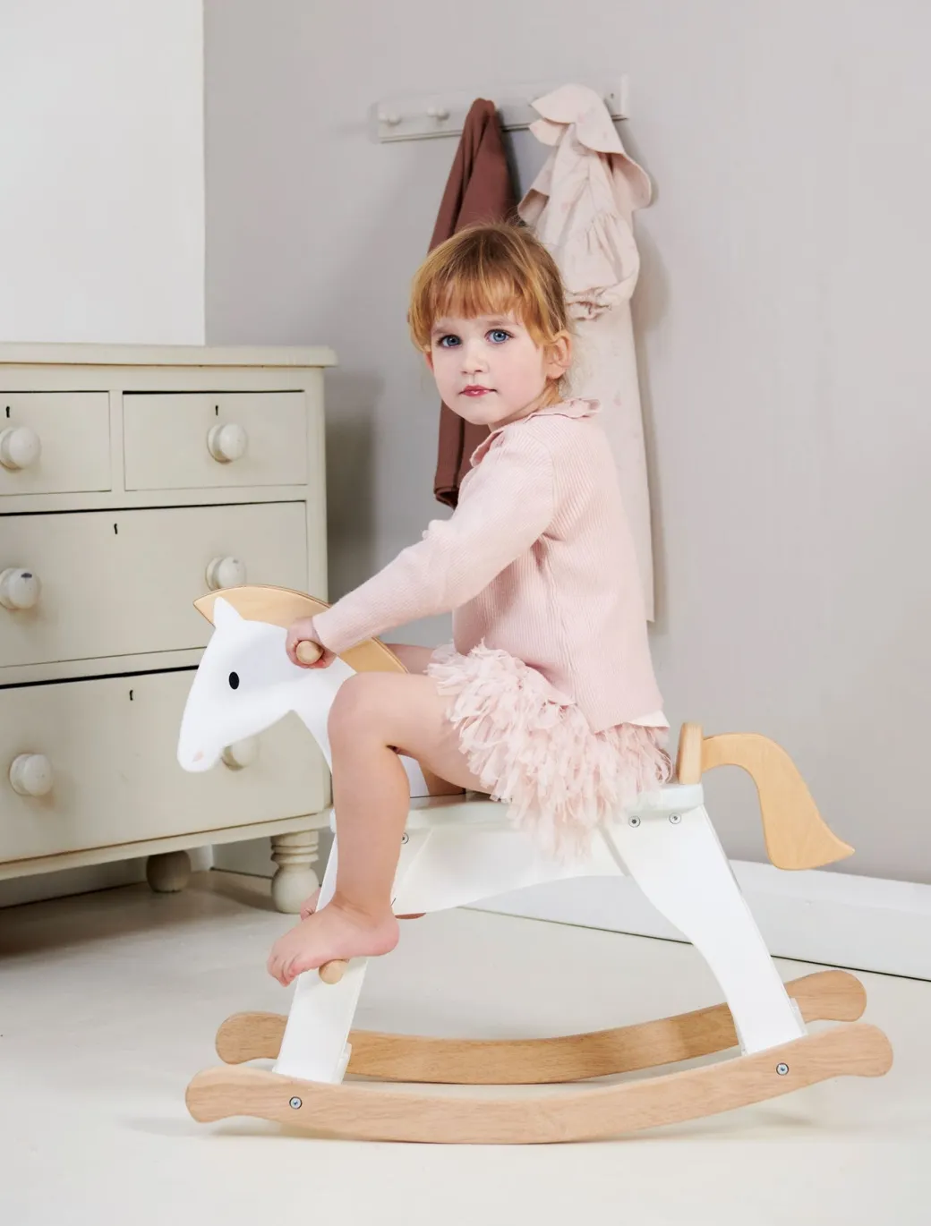 Lucky Wooden Rocking Horse