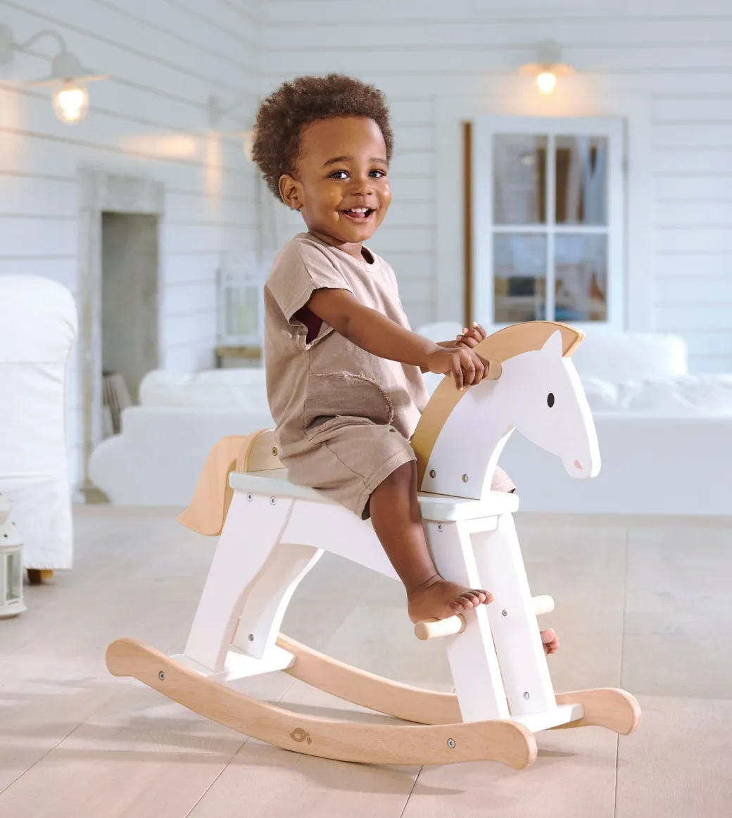 Lucky Wooden Rocking Horse