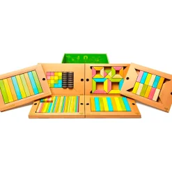 Magnetic Wooden Blocks Classroom Kit - 130 Piece Kit