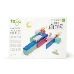 Magnetic Wooden Blocks - 24 Piece Set Blossom