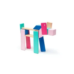 Magnetic Wooden Blocks - 24 Piece Set Blossom