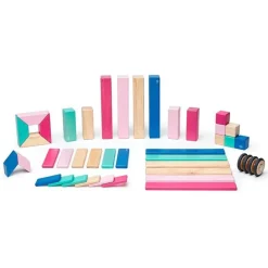 Magnetic Wooden Blocks - 42 Piece Set Blossom