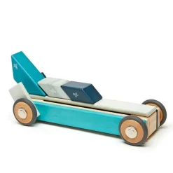 Magnetic Wooden Blocks - 42 Piece Set Blues