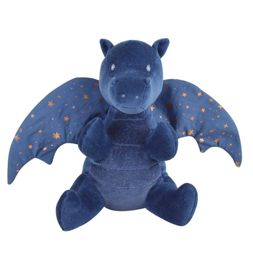 Midnight Dragon Organic Fabric Stuffed Animal