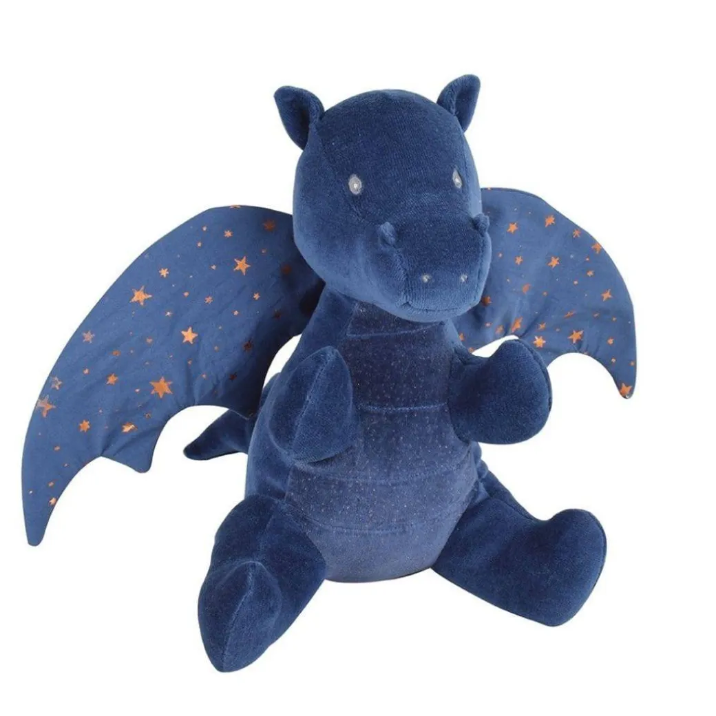 Midnight Dragon Organic Fabric Stuffed Animal