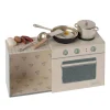 Miniature Dollhouse Stove and Cooking Set - 2024 Edition
