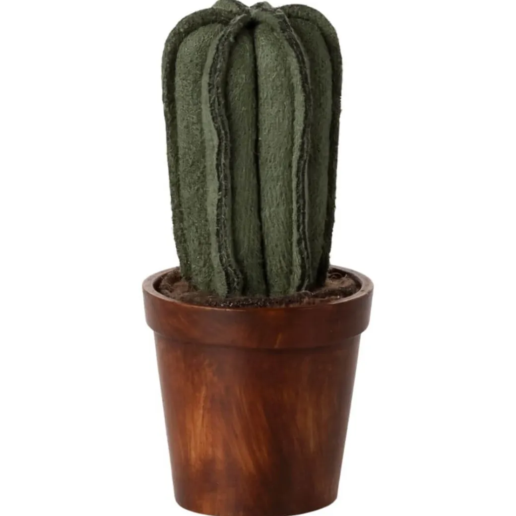 Miniature Fabric Cactus in a Pot