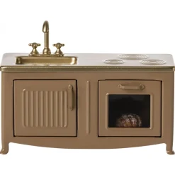 Miniature Kitchen for Mice - Light Brown