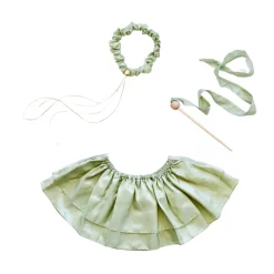 Moss Agate Fairy Silk Dress Up Set