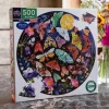 Moths 500 Piece Round Puzzle