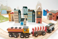 Mountain View Wooden Train Set