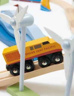 Mountain View Wooden Train Set